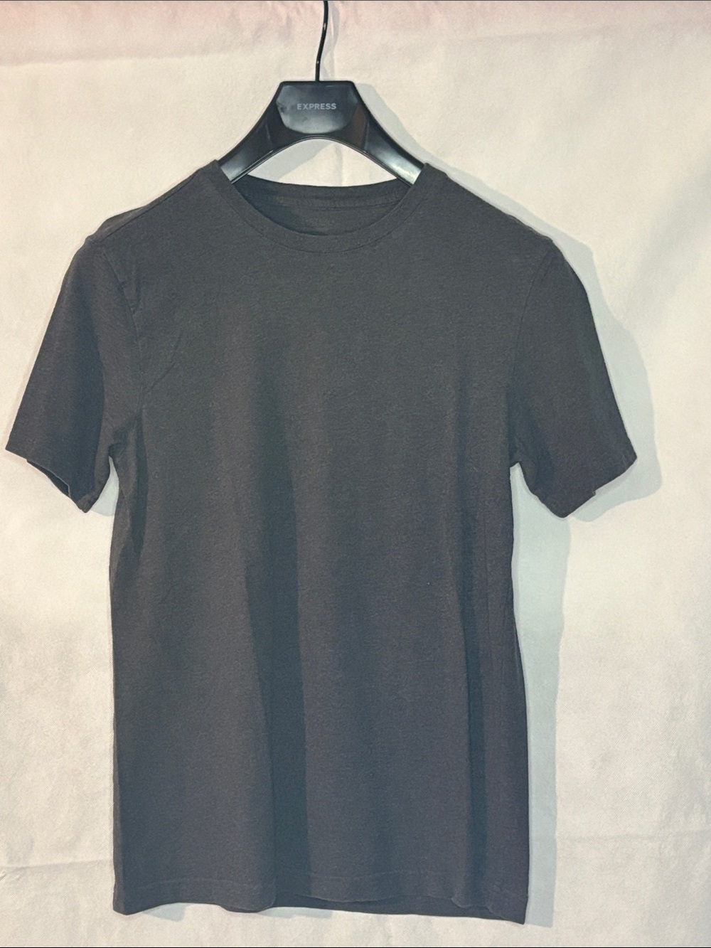 Express Black Short Sleeve Crew Neck Tee